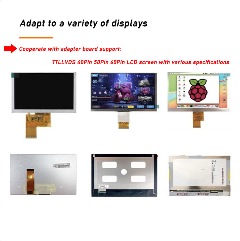 Buy cheap HDMI VGA AV 50 Pin LCD Driver Board 800x480 IPS from wholesalers