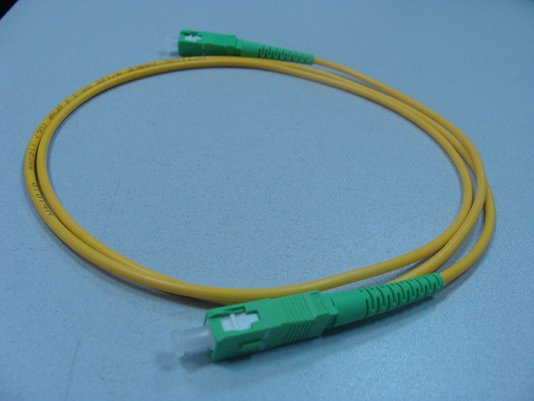 Buy cheap Simplex 2.0mm LSZH Fiber Optic Patch Cord SC / APC Connector to SC / APC SM from wholesalers