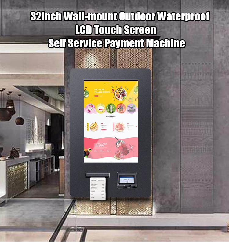 Buy cheap Outdoor Restautant Hotel Self Service Kiosk For The Receipt from wholesalers