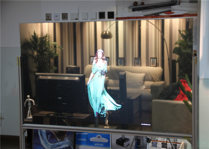 Buy cheap High Resolution Adhesive Rear Projection Film For Glass , 3D Holographic Projection Screen from wholesalers