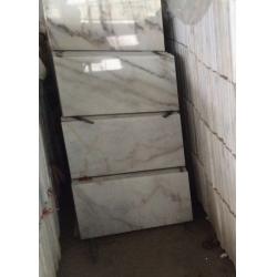 Guangxi White Marble Polished 240x140cm Tile Slab Gloss Floor