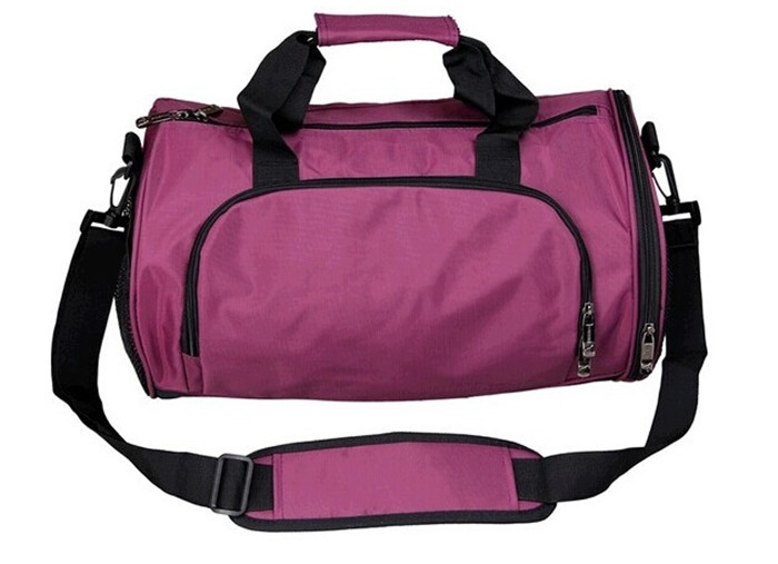 Buy cheap Casual Waterproof  Nylon Duffel Bags , Pink  Women'S Duffel Bag Two Side Pockets from wholesalers