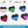 Buy cheap Factory Supply Heart Shape Magnet Clip Plastic Stationery Product from wholesalers