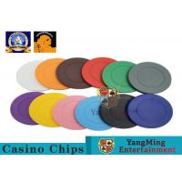 Buy cheap Lightweight ABS Hotstamping Logo Dice Poker Chip / Colorful Roulette Poker Chips product