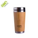 Buy cheap 450ML BPA Free 304 stainless steel bamboo mug from wholesalers