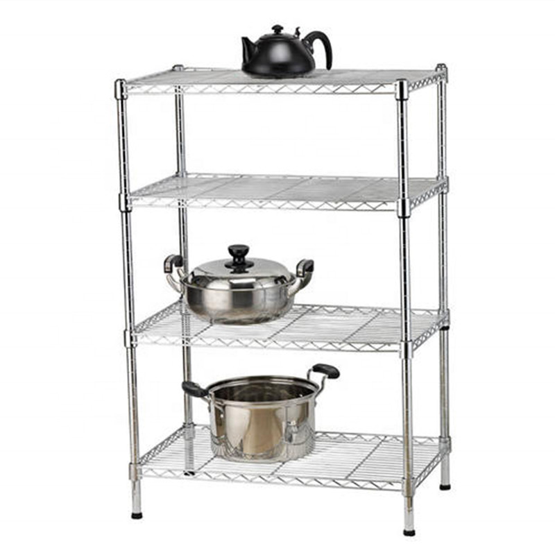 Buy cheap Modern 6 Tiers Steel Wire Shelving Chrome Metal For Office from wholesalers
