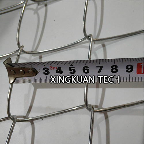 Buy cheap 6cmx6cm Galvanized Chain Link Mesh Fencing , Cyclone Fence In Diamond Hole from wholesalers