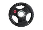 Buy cheap Black Gym Workout Accessories Fixed Rubber Weight Plate For Body Building from wholesalers