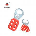 Buy cheap 6 Lock Red 25mm shackle diameter PA CoatedSteel Safety Lockout Hasp Lock With Hooks from wholesalers