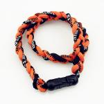Buy cheap Soft Feeling Nylon Power Balance Necklace, Sports Titanium Braided Necklace for Gift from wholesalers