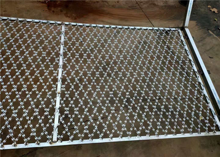 Buy cheap Razor Mesh Welded Razor Wire Mesh Fence Panel For Protective Fence Prison Fence product