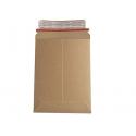 Recyclable Rigid Cardboard Envelopes Mailer Destructive Tape Design For Document for sale