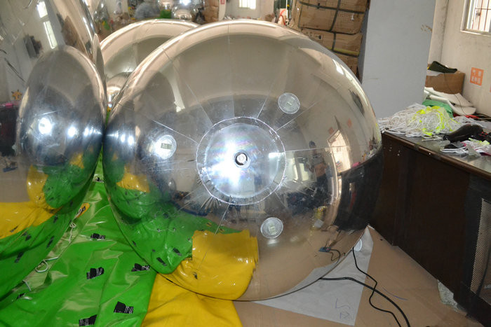 Buy cheap OEM Clear Inflatable Mirror Ball / Balloons Ornaments For Decoration product