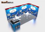 Buy cheap Simple Design Modular Trade Show Booth Set Up Fabric Material Trade Fair Display from wholesalers