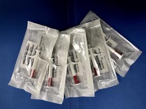 Buy cheap PP Injection Materials Of One Piece Syringe Animal Tracker Microchip Customized Snap Joint Color product