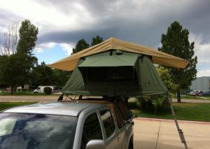 Buy cheap Aluminum Pole 4 Man Roof Top Tent , Kukenam Truck Mounted Tent Anti UV product
