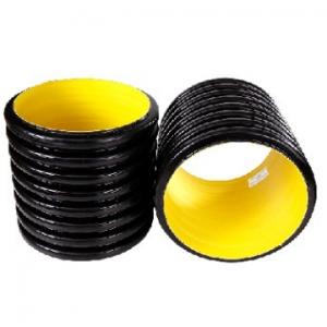Buy cheap ISO9001 Twin Wall Drainage Pipe SN4 SN8 Acid Resistant product