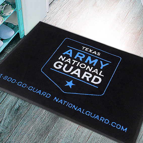 Buy cheap Personalized Logo Entry Door Mats Nylon Surface Rubber Backing product