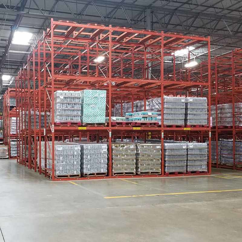 Buy cheap 5.5T Heavy Duty Industrial Shelving SGS Warehouse Pallet Racking product