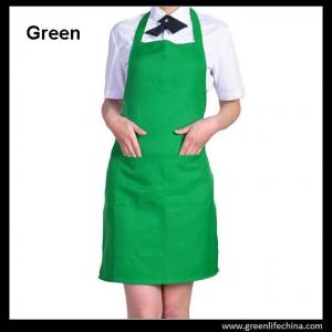 Buy cheap Fashion lovely peak green kitchen cooking apron advertisment promotional apron with logo product