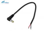 Buy cheap Custom Length Right Angle DC Extension Cable , Jack 5.5 X 2.5mm CONN 2.5 Mm DC Power Cable from wholesalers