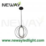 Buy cheap Art Pendant Lamp Black LED Decroative Chandelier Pendant LED Light from wholesalers