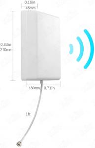 Buy cheap 698-2700MHz 7dBi 4G LTE Antennas Wall Mounted Signal Booster Indoor High Gain Flat Panel Antenna product