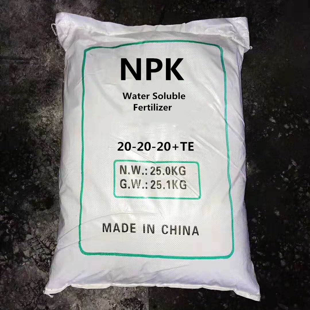 Buy cheap Water Soluble Fertilizers N.P.K. 20.20.20+TE Powder And Crystals Leaf Fertilizer from wholesalers