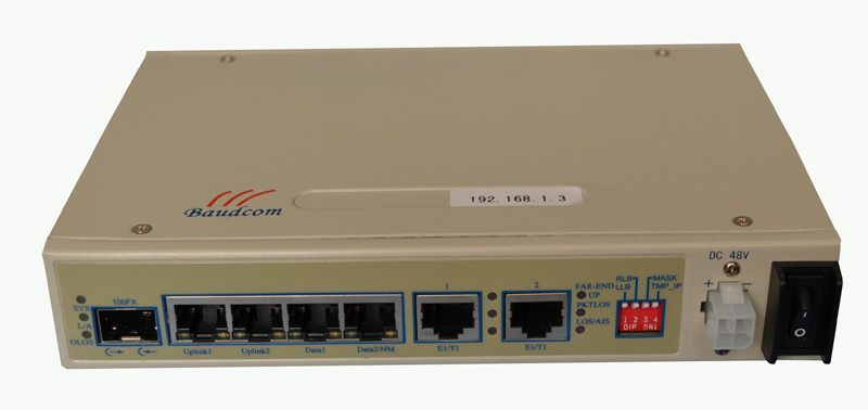 Buy cheap 2E1 Over Ethernet TDM over IP Multiplexer from wholesalers