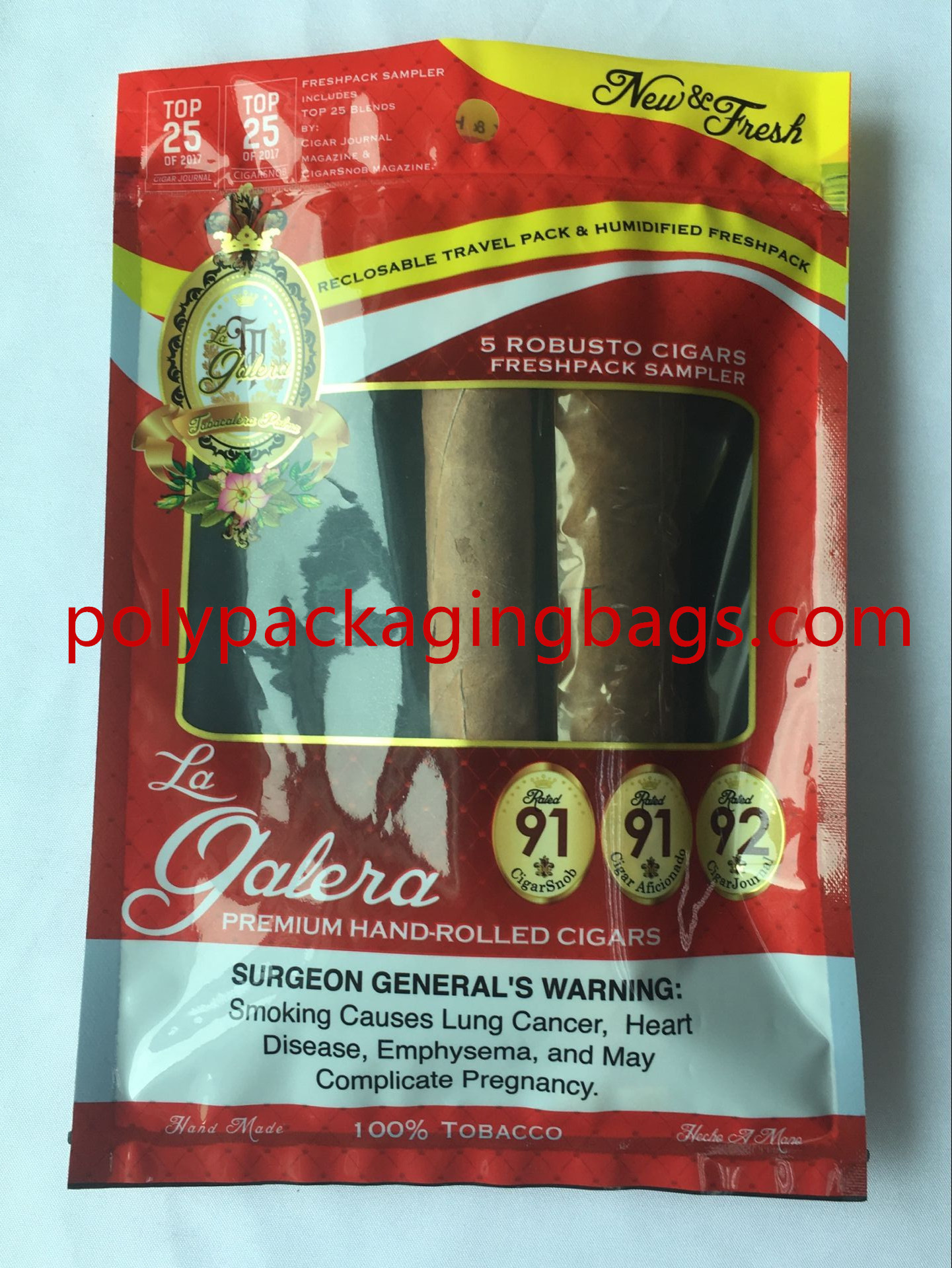 Buy cheap China Factory Professional Professional Cigar Moisturizing Bags And Cigar Display Boxes OPP / PE Laminated from wholesalers