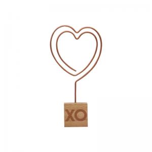 Buy cheap Love Shape Memo Clips Photo Holders Office Desktop Clips For Photos Eco - Friendly product