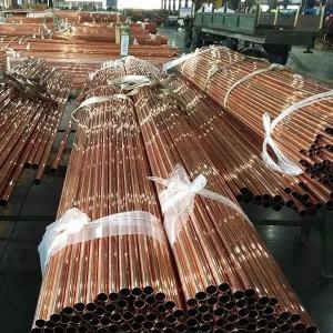 Buy cheap 15mm Copper Metal Pipe C26000 Refrigeration Tube For Water Tube product