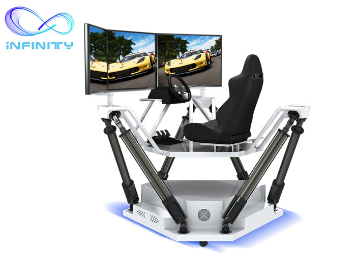 Buy cheap Customized  Entertainment Three Screen Racing Car Simulator product