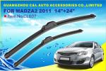 Buy cheap Frameless 12  300 mm - 26  650 mm Flat Wiper Blades With Universal Hook from wholesalers