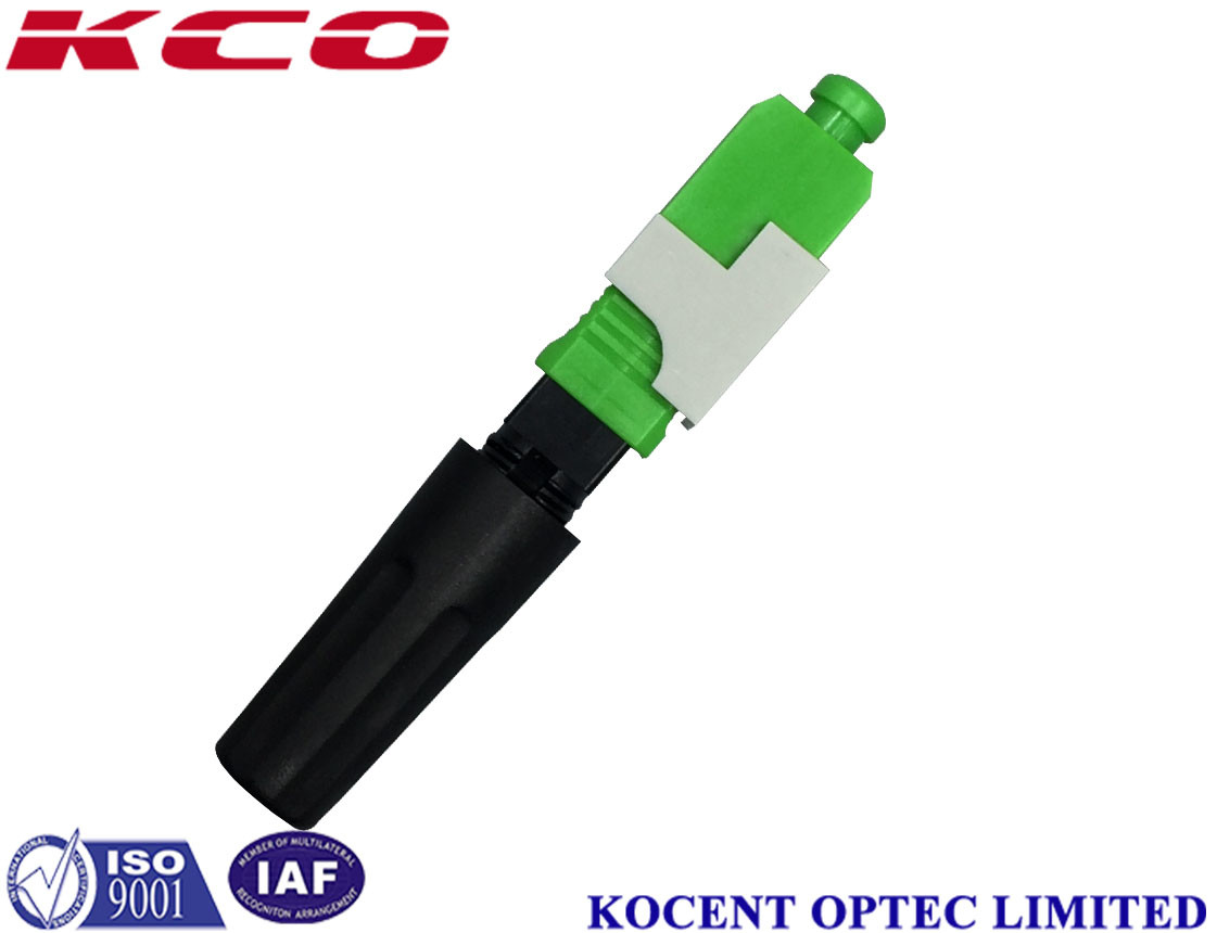 Buy cheap Green FTTH Solution Product Fiber Optic Fast Connector SC /APC 55mm 60mm from wholesalers