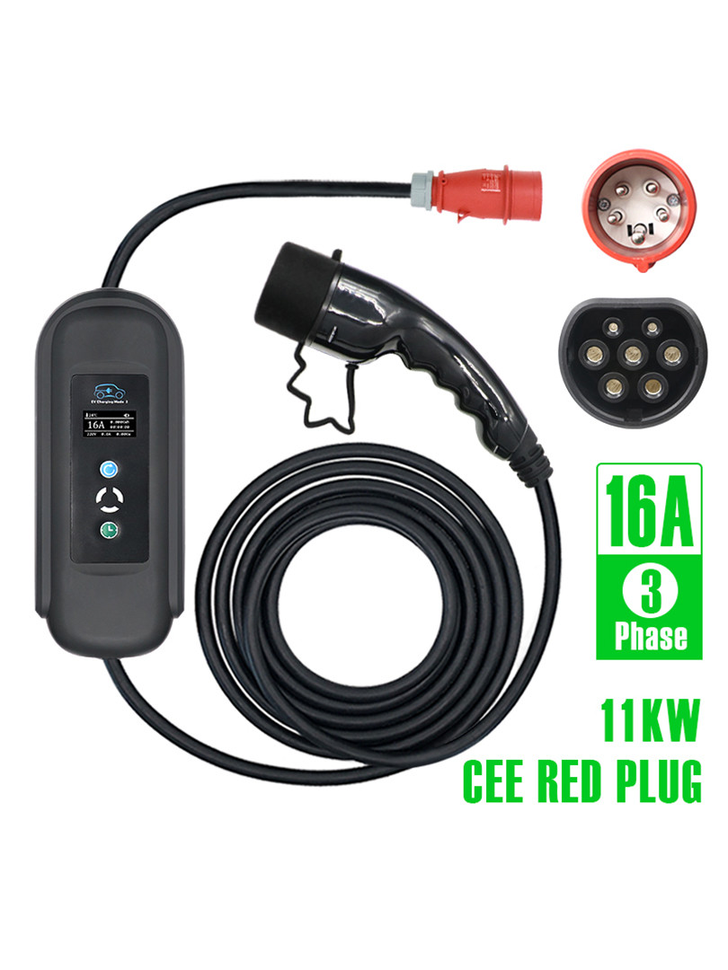 Buy cheap 32A SAEJ1772 Fast Charging Electric Car Port At Home 3 Pin IP54 product