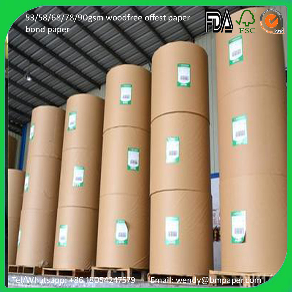 Buy cheap 100% pulp offset paper / woodfree paper / and paper board Hot Sale from wholesalers