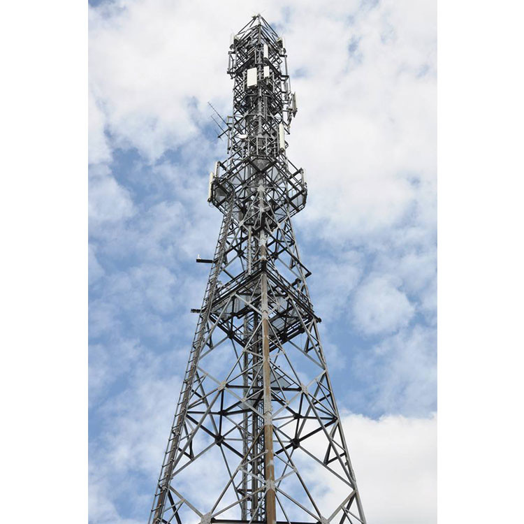 Buy cheap Self Supporting Signal GSM Angle Steel Mobile Telecommunication Tower product