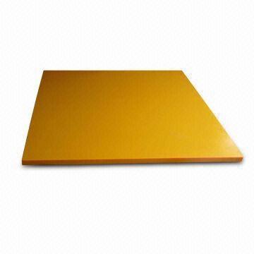 Buy cheap 100% PU Virgin Polyurethane Sheet with 25 to 55mPa Tensile Strength and Yellow Color product