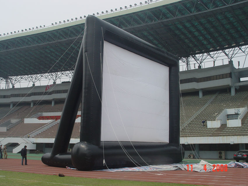 Buy cheap Customizable Airtight Inflatable Movie Screen PVC Tarpaulin 4 * 4m With Blower product