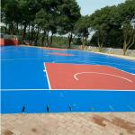 Buy cheap Synthetic Exterior Basketball Court Surfaces , Colored Modular Basketball Flooring from wholesalers