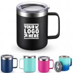 Buy cheap Custom Logo Print 12 OZ YETI Stainless Steel Coffee Mug With Lid Handle Stainless Steel Travel Tumbler Cup from wholesalers