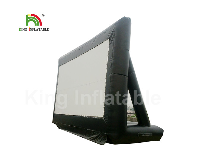 Buy cheap CE Custom Black PVC 10m Inflatable Projector Screen, Inflatable Outdoor Movie Screen from wholesalers