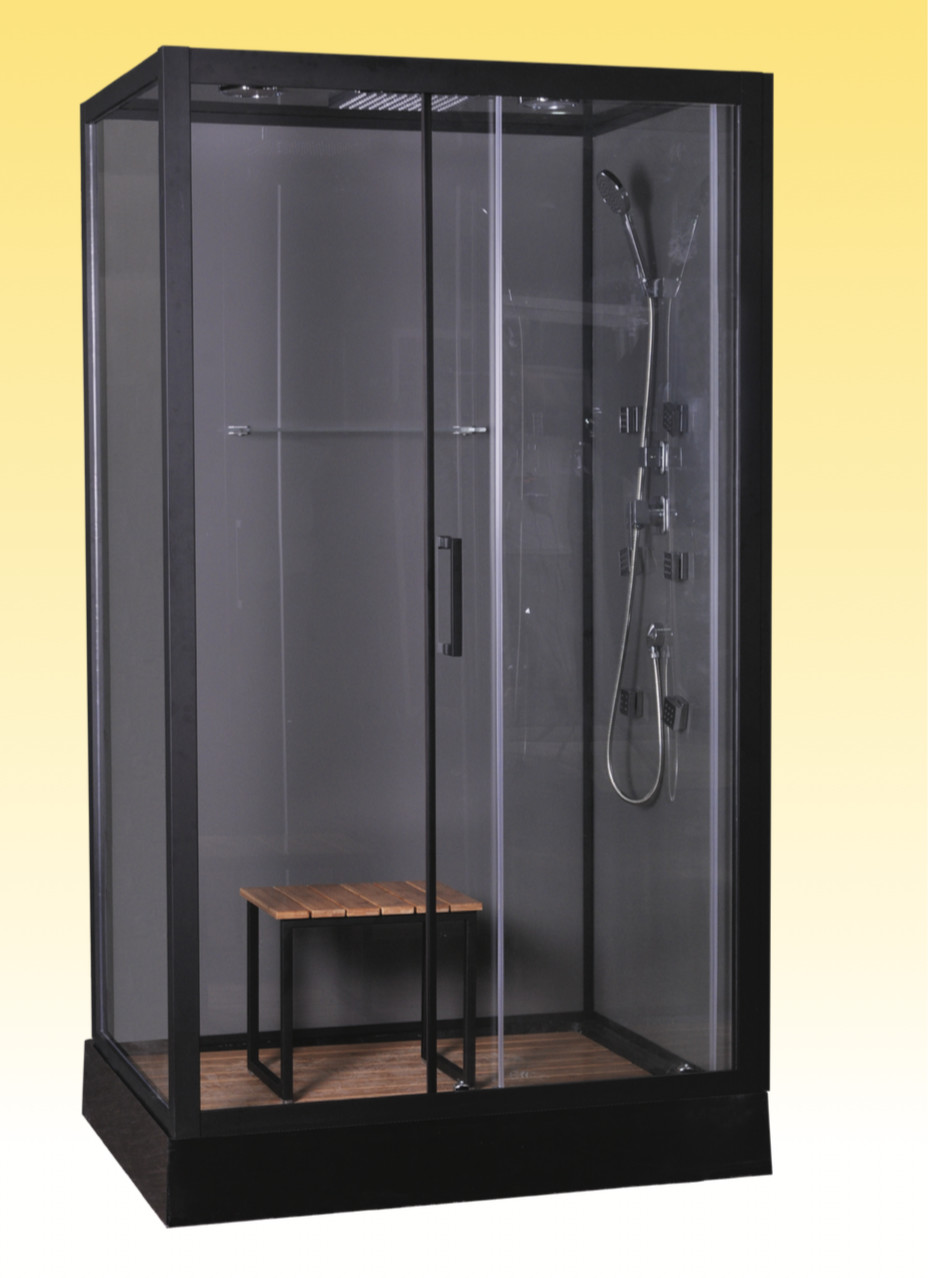 Buy cheap 1200x800x2150mm Rectangular Shower Cabins 15.5cm Tray product