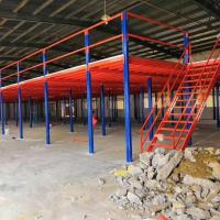 Buy cheap SGS Warehouse Mezzanine Racks Floor Board Mezzanine Shelving System product