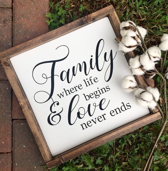 Buy cheap Family Pattern Wooden Wall Plaques With Sayings Square Shape Long Life Span product
