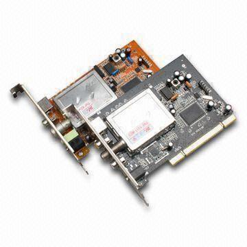 Buy cheap Analog PCI TV Tuner Card with Full Screen Display and 720 x 576 Pixels Maximum product
