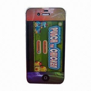 Buy cheap Color Screen Protector for iPhone 4, High-transparent, Anti-scratch, Washable and Reusable product