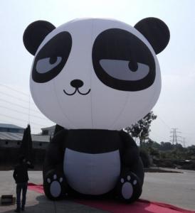 Buy cheap Oxford Cloth Inflatable Panda , Custom Inflatable Products Cartoon Inflatable Pet product