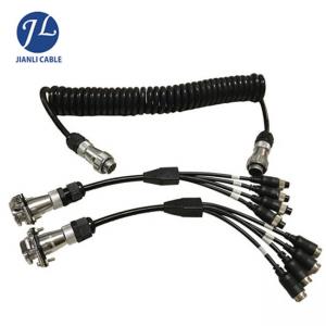 Buy cheap Nickle Plated Connector 7 Pin Backup Camera Video Cable product